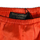 Red Silk Satin Lace Shorts Underwear