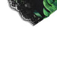 Black Green Tropical Print Lace Underwear