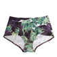 Eggplant Print High-Waist Briefs Underwear