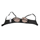 Black Nude Floral Lace Sheer Bra Underwear