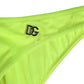 Neon Green DG Logo Swim Briefs Women Underwear