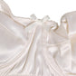 White Silk Satin Balconnet Lingerie Bra Underwear