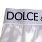 White Satin High-Waist Brief Logo Women Underwear
