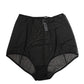 Black High Waist Mesh Sheer Shapewear Underwear