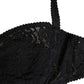 Black Lace Underwire Bra Lingerie Underwear