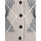 Wool argyle-patterned Cardigan