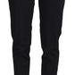 Black High Waist Skinny Trouser STAFF Pants