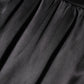 Black Silk Blend Lace Trim Sleeveless Mini Dress