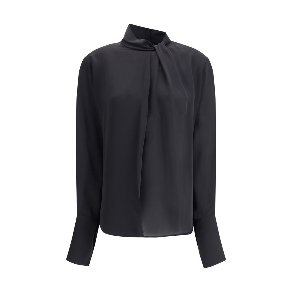 Black Silk Blouse
