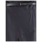 Black Silk Long Skirt