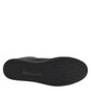 Black Leather Crystal Heart Low Top Sneakers  Shoes