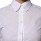 White Collared Short Sleeve Polo Shirt Top