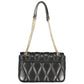Black Polyethylene Women Handbag
