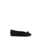 Black Calf Leather Bos Taurus Ballet Flats