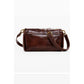 Brown Polyethylene Women Handbag
