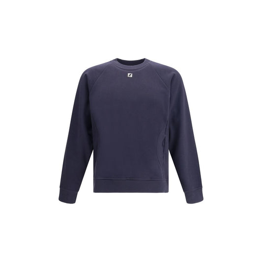 Blue Cotton Sweatshirt