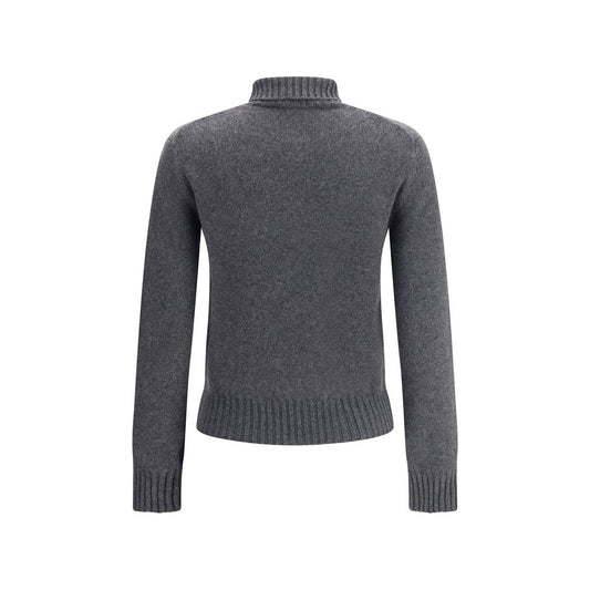 Gray Cashmere Turtleneck