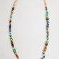 Multicolor Murano Glass Beads Brass Women Jewelry Necklace