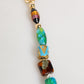 Multicolor Murano Glass Beads Brass Women Jewelry Necklace