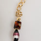 Multicolor Murano Glass Beads Brass Women Jewelry Necklace