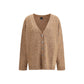 Beige Wool Cardigan