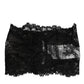Black Lace Neck Scarf