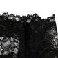 Black Lace Neck Scarf
