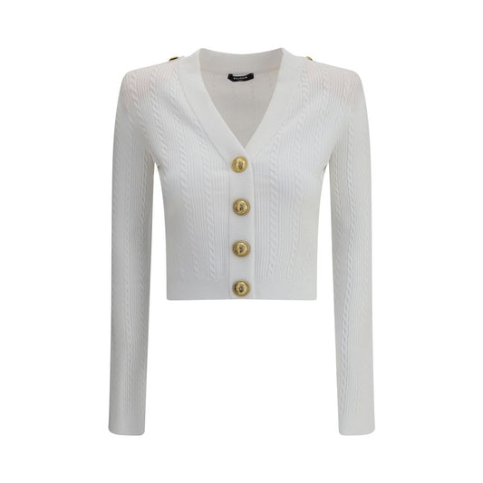 White Viscose Cardigan