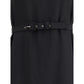 Black Polyester Casual Dress