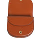 Brown Leopard Print Calf Leather Small Coin Purse Wallet