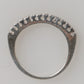 Sterling Silver 925 Band Pave CZ Crystal Eternity Ring