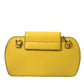 Yellow Smooth Leather DG Logo Clutch Crossbody Case Bag