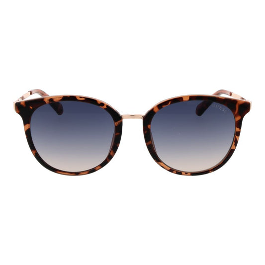 Brown Stainless Steel Sunglasses