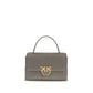 Gray Calf Leather Bos Taurus Handbag