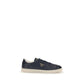 Blue Calf Leather Bos Taurus Low Top Sneakers