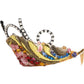 Gold Brass Crystal Embellished Headpiece Crown Tiara