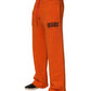 Orange Cotton DG VIB3 Logo Drawstring Sweatpants Pants