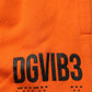 Orange Cotton DG VIB3 Logo Drawstring Sweatpants Pants