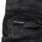 Black Washed Cotton Skinny Men Denim Jeans