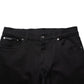 Black Cotton Blend Skinny Men Trouser Pants