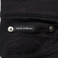 Black Cotton Blend Skinny Men Trouser Pants