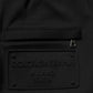 Black Cotton Drawstring Logo Sweatpants Pants