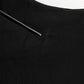 Black Cotton Blend Cargo Joggers Drawstring Pants