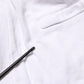 White Cotton Cargo Trousers Logo Patch Pants