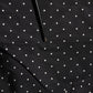 Black Polka Dot Cotton GOLD Men Formal Dress Shirt