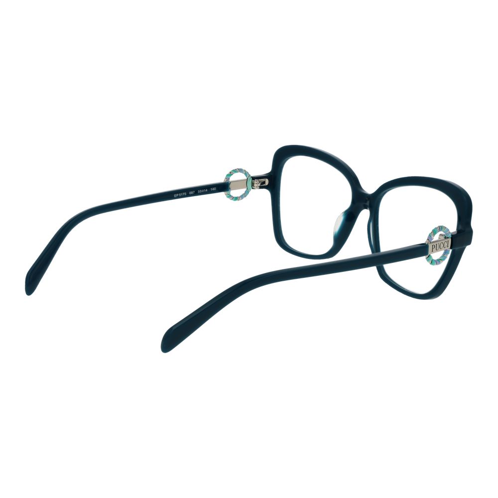 Turquoise Plastic Glasses (Frames)