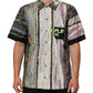 Multicolor Graphic Collared Casual Shirt