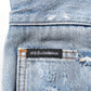 Blue Distressed Ripped Denim Trouser Jeans
