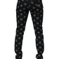 Black DG Monogram Cotton Skinny Denim Jeans