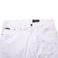 White Ripped Cotton Skinny Men Denim Jeans